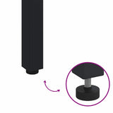 Outdoor Tables Natural and black 180 x 90 x 75 cm - Extra Image