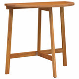 Garden Table Folding Brown 78 x 46 x 75 cm Solid Acacia Wood