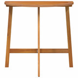 Garden Table Folding Brown 78 x 46 x 75 cm Solid Acacia wood - Top-Down View