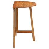 Garden Table Folding Brown 78 x 46 x 75 cm Solid Acacia wood - 45-Degree Angle