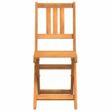 Outdoor Bistro Chairs with Cushion 2 pcs Solid Acacia Wood