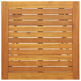 Bistro Set 3 pcs Brown Solid acacia wood - Low Angle