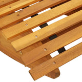 Rocking Sun Loungers 2 pcs Brown 154 x 60 x 74 cm - Extra Image