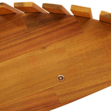 Rocking Sun Loungers 2 pcs Brown 154 x 60 x 74 cm - Extra Image