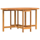Garden Table Folding Brown 110 x 60 x 72 cm Solid Acacia wood - Close-Up Angle