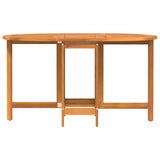 Garden Table Folding Brown 110 x 60 x 72 cm Solid Acacia wood - 45-Degree Angle
