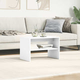 TV Cabinet White 60x40x40 cm Engineered Wood - Top-Down View