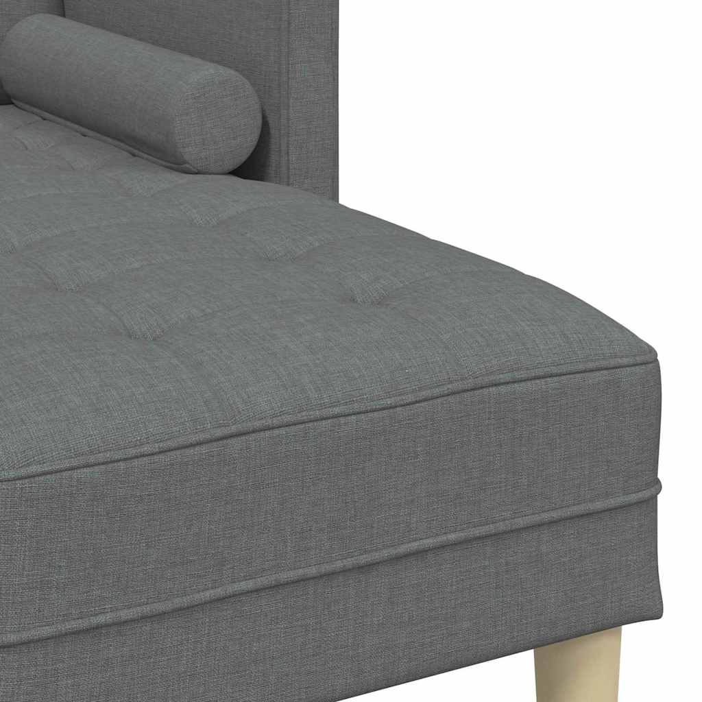 Sofa Set 2 pcs Dark grey 173 x 131 x 67 cm Fabric