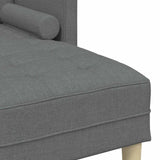 Sofa Set 2 pcs Dark grey 173 x 131 x 67 cm Fabric - Extra Image