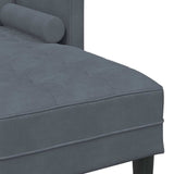 Sofa Set 2 pcs Dark grey 173 x 131 x 67 cm Velvet - Extra Image