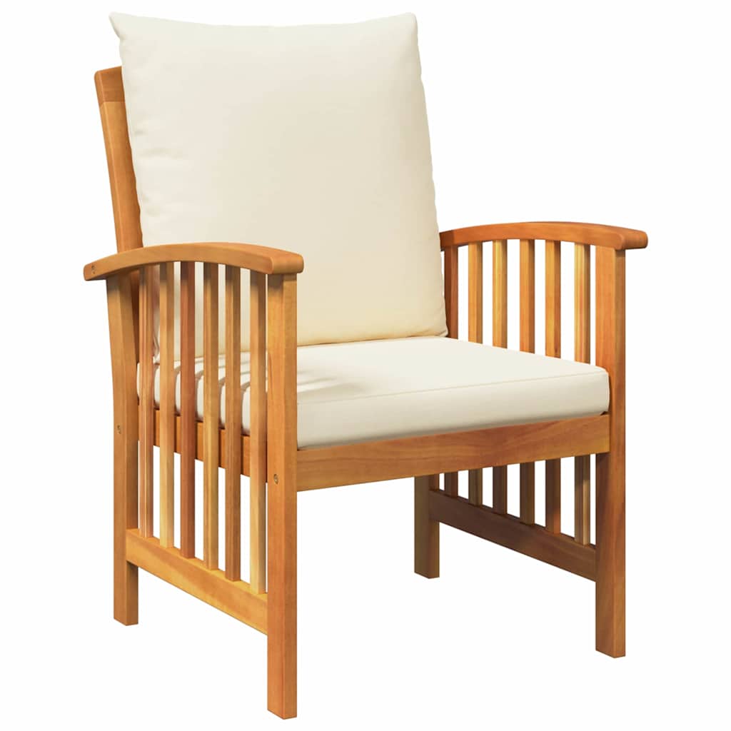Garden Sofa Set 3 pcs Oil Natural Solid Acacia Wood