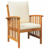 Garden Sofa Set 3 pcs Oil Natural Solid Acacia Wood