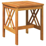 Garden Sofa Set with Cushion 3 pcs Brown Solid acacia wood - 45-Degree Angle