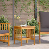 Side Table Oil Natural Solid Acacia Wood