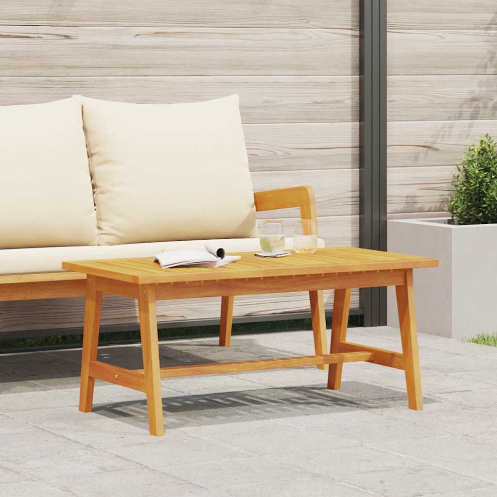 Coffee Table Oil Natural Solid Acacia Wood