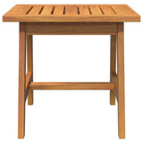 Side Table Oil Natural 45 x 45 x 40 cm Solid Acacia Wood
