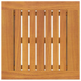 Side Table Oil Natural 45 x 45 x 40 cm Solid Acacia Wood