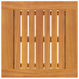 Side Table Brown Solid Acacia wood - Low Angle