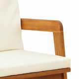 Garden Bench Oil Natural 115 x 65 x 71 cm Solid Acacia Wood