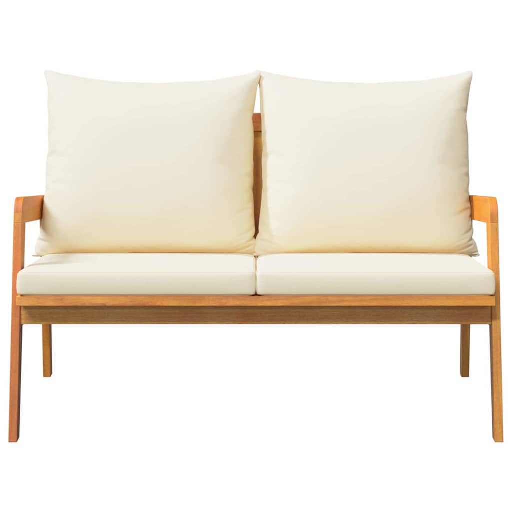 Garden Bench Oil Natural 115 x 65 x 71 cm Solid Acacia Wood