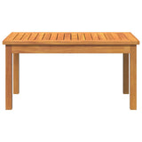 Coffee Table Brown Solid Acacia wood - Rear View