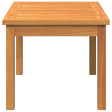 Coffee Table Brown Solid Acacia wood - Close-Up Angle