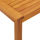 Side Table Oil Natural Solid Acacia Wood - Extra Image