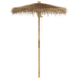 Tiki Umbrella with Banana Leaf Canopy 150 cm Bamboo