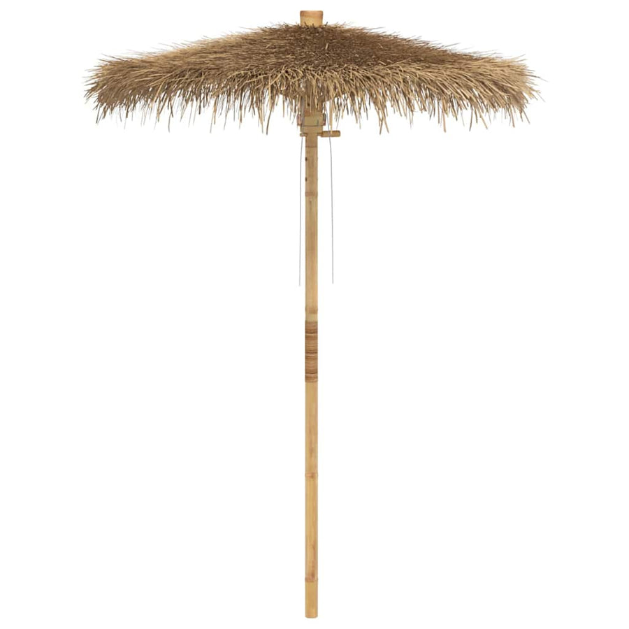 Tiki Umbrella with Banana Leaf Canopy 150 cm Bamboo