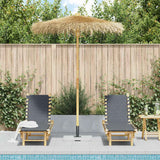 Tiki Umbrella with Banana Leaf Canopy 180 cm Bamboo - Side View