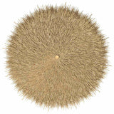 Tiki Umbrella with Banana Leaf Canopy 180 cm Bamboo - Top-Down View