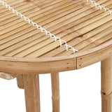 3 Piece Outdoor Bar Set Foldable Bamboo - Extra Image