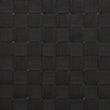 Sun Lounger with Black Woven Webbing 55x200x30 cm Bamboo - Extra Image