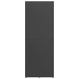 Firewood Rack Black 40x30x80 cm Cold-rolled steel
