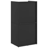 Firewood Rack Black 40x30x80 cm Cold-rolled steel - Close-Up Angle