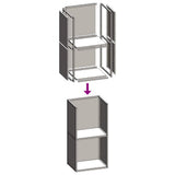 Firewood Rack Black 40x30x80 cm Cold-rolled steel