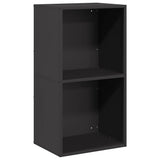 Firewood Rack Black 40x30x75 cm Cold-rolled steel - Front View