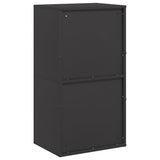 Firewood Rack Black 40x30x75 cm Cold-rolled steel - Close-Up Angle