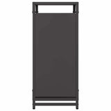 Firewood Rack Black 44x28x65 cm Cold-rolled steel