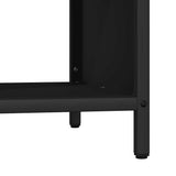 Firewood Rack with Wooden Top Black 100.5x35.5x40 cm - Extra Image
