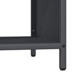 Firewood Rack with Wooden Top Anthracite 100.5x35.5x40 cm - Extra Image