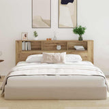 Headboard Cabinet Artisan Oak Engineered Wood