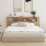 Headboard Cabinet Artisan Oak Engineered Wood