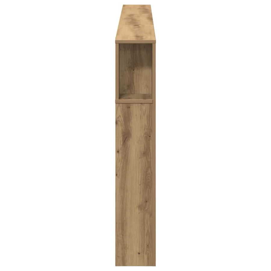 Headboard Cabinet Artisan Oak Engineered Wood