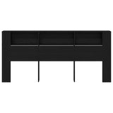 Headboard Cabinet 220 x 18.5 x 104.5 cm Engineered wood - 45-Degree Angle