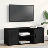 TV Cabinet 100 x 35 x 40 cm Black oak Engineered wood