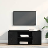 TV Cabinet Black oak 100 x 35 x 40 cm Engineered wood - Top-Down View