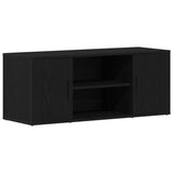 TV Cabinet Black oak 100 x 35 x 40 cm Engineered wood