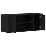 TV Cabinet Black oak 100 x 35 x 40 cm Engineered wood - 45-Degree Angle
