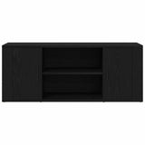 TV Cabinet Black oak 100 x 35 x 40 cm Engineered wood